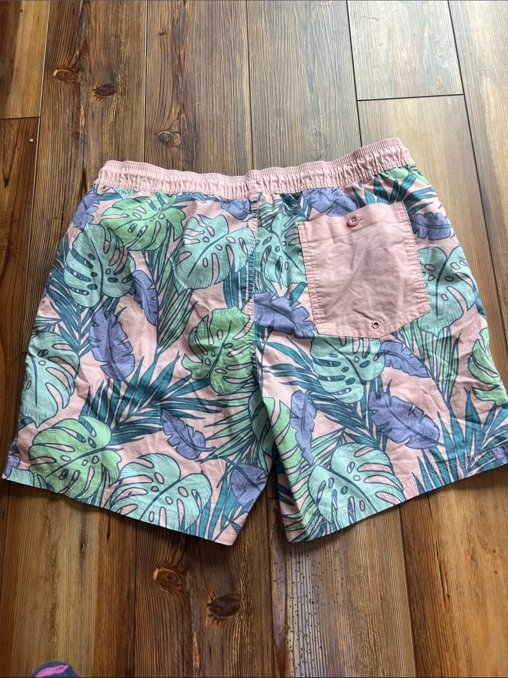 Original Use Pink and White Mesh Lined Shorts